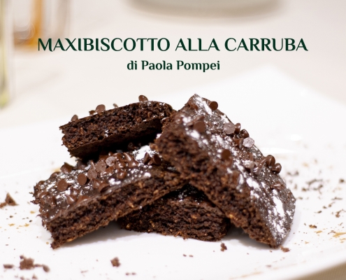 maxibiscotto alla carruba - ricetta di Paola Pompei - Farmanatura Kitchen