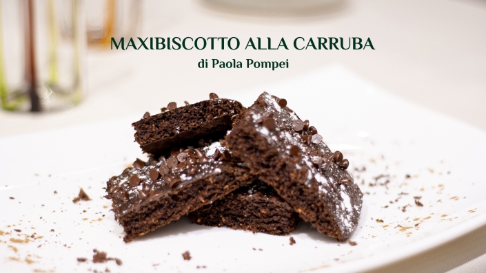 maxibiscotto alla carruba - ricetta di Paola Pompei - Farmanatura Kitchen